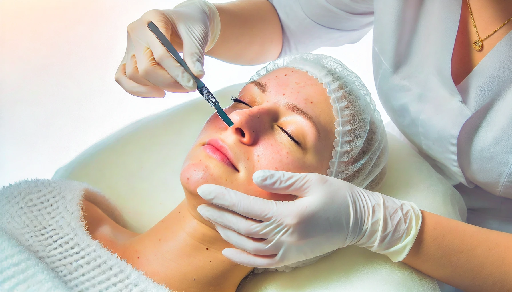 Dermaplaning treatment at Chippenham Pharmacy and Health Clinic